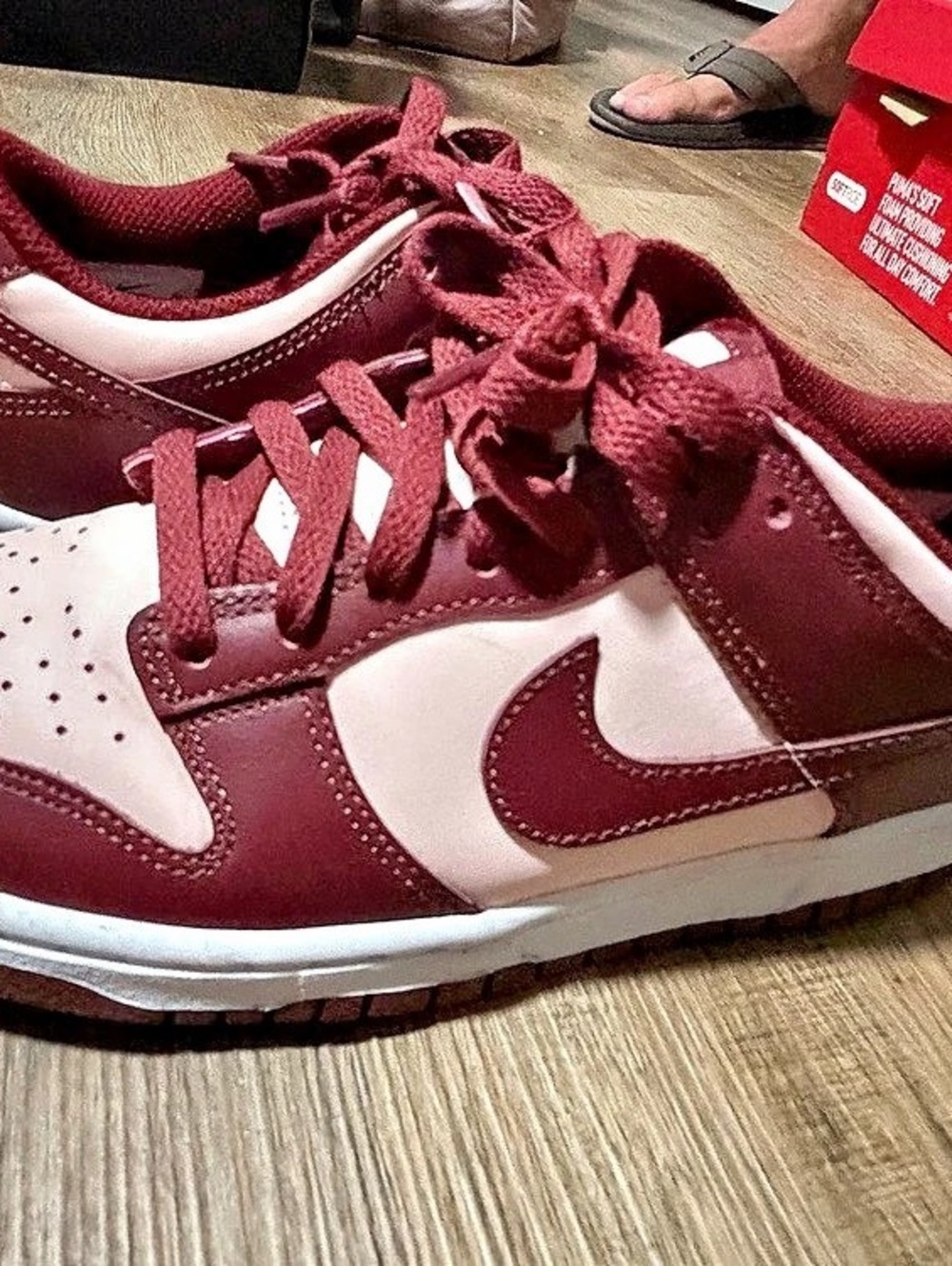 Nike Dunk Low Sneakers Red & Pink US 6U